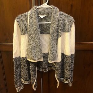 Black and white cardigan XL, never worn!
